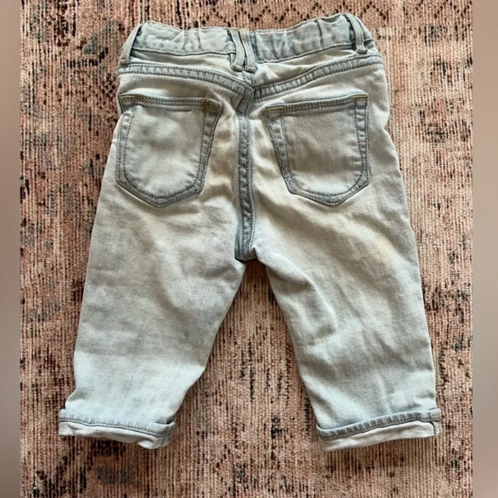 GAP Kids Baby Girl  Soft Blue Cropped Denim Jeans 2t